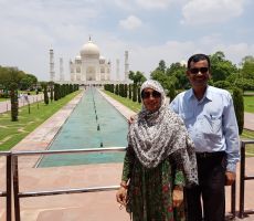 Tajmahal tour with wife Aniba